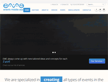 Tablet Screenshot of events-me.com